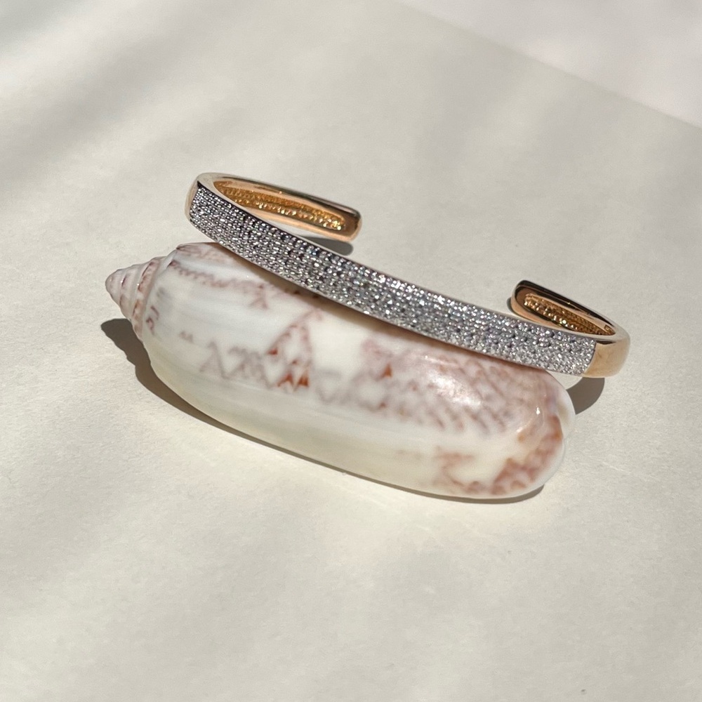 Crystal Pave Cuff Bracelet